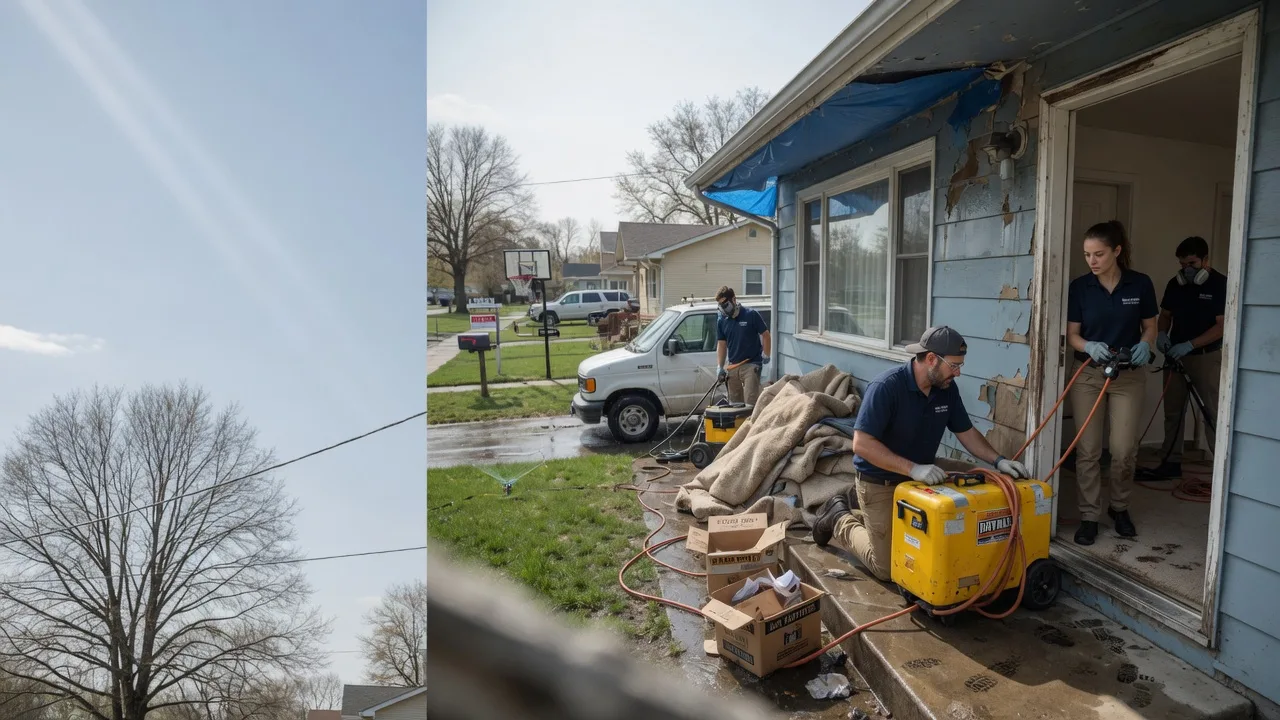 Basement Flood Cleanup in Vergas, MN near me